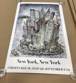 Edward Sorel NYC - New York, New York Liberty House/Hawaii - 37x24”